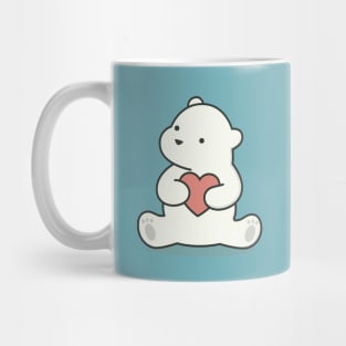 Happy Lovely Kawaii Polar Bear Mug